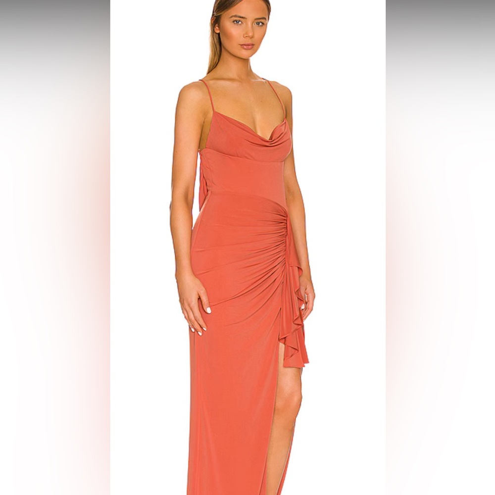 “So Juicy Gown” in Rust Color. Katie May Brand. Bought off Revolve.